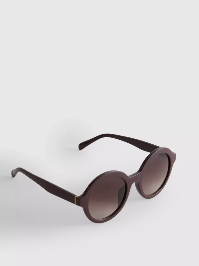 Runde getönte Sonnenbrille Runde getönte Sonnenbrille