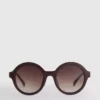Runde getönte Sonnenbrille Runde getönte Sonnenbrille