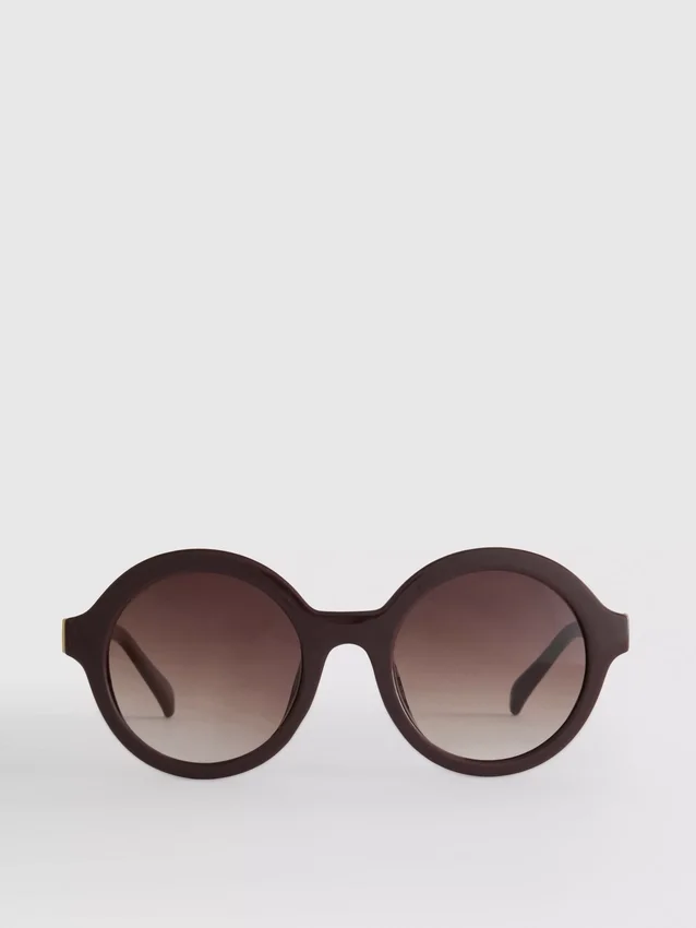 Runde getönte Sonnenbrille Runde getönte Sonnenbrille