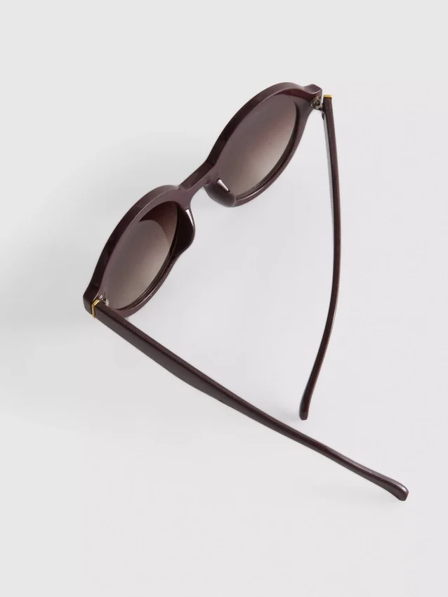 Runde getönte Sonnenbrille Runde getönte Sonnenbrille
