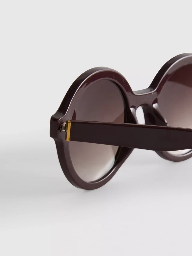 Runde getönte Sonnenbrille Runde getönte Sonnenbrille