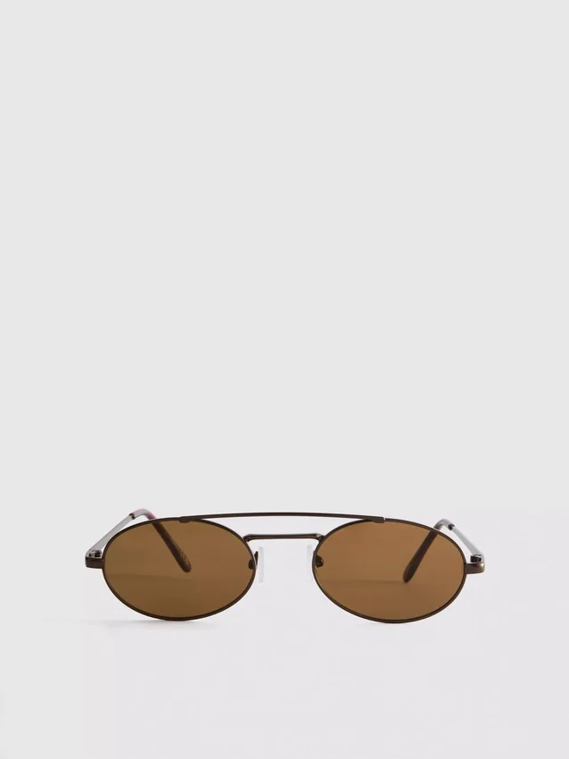 Runde Sonnenbrille aus Metall Runde Sonnenbrille aus Metall