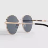 Runde Sonnenbrille aus Metall Runde Sonnenbrille aus Metall