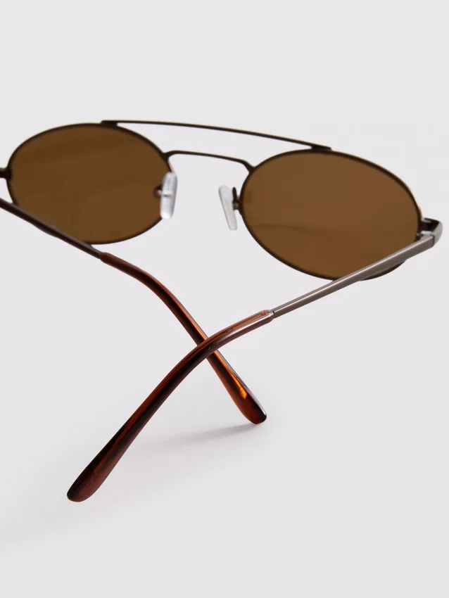 Runde Sonnenbrille aus Metall Runde Sonnenbrille aus Metall