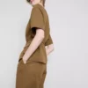 Safari-Blazer aus Baumwollmischung mit Gürtel Safari-Blazer aus Baumwollmischung mit Gürtel