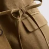Safari-Blazer aus Baumwollmischung mit Gürtel Safari-Blazer aus Baumwollmischung mit Gürtel