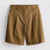 Safari-Stil-Shorts aus Baumwollmischung Safari-Stil-Shorts aus Baumwollmischung