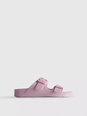 Sandalen mit klobigem Riemen und doppelter Schnalle