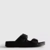 Sandalen mit klobigem Riemen und doppelter Schnalle