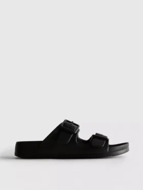 Sandalen mit klobigem Riemen und doppelter Schnalle