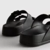 Sandalen mit klobigem Riemen und doppelter Schnalle