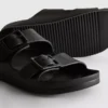 Sandalen mit klobigem Riemen und doppelter Schnalle