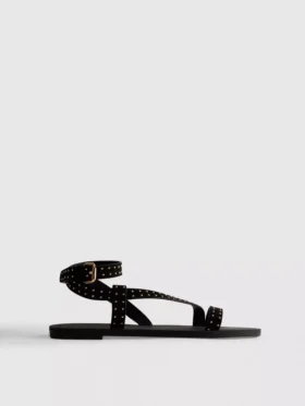 Sandalen mit Riemchen und Nieten