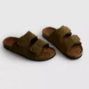 Sandalen mit zwei Riemen und klobiger Sohle
