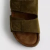 Sandalen mit zwei Riemen und klobiger Sohle