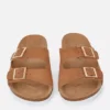 Sandalen mit zwei Riemen und Schnalle