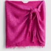 Sarong mit Pailletten und Quasten