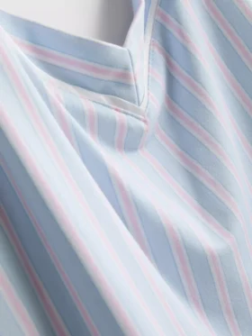 Schlafanzug mit bedrucktem Satin-Schleifen-Top Schlafanzug mit bedrucktem Satin-Schleifen-Top