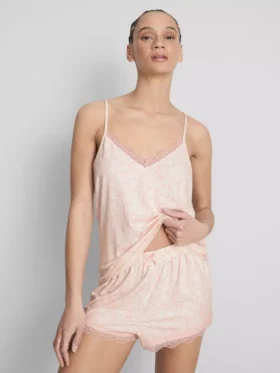 Schlafanzug mit Shorts und Top