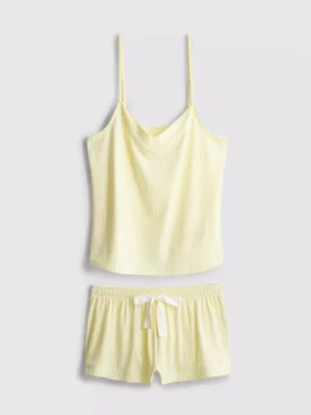 Schlafanzug mit Top und Shorts