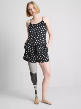 Schlafanzug mit Top und Shorts