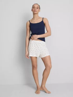 Schlafanzug-Shorts aus geripptem Jersey