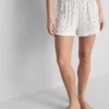 Schlafanzug-Shorts aus geripptem Jersey Schlafanzug-Shorts aus geripptem Jersey