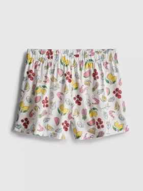 Schlafanzug-Shorts aus gewebter Baumwolle