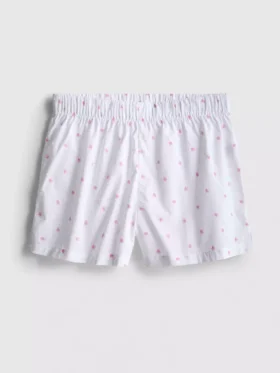 Schlafanzug-Shorts aus gewebter Baumwolle