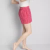 Schlafanzug-Shorts aus gewebter Baumwolle Schlafanzug-Shorts aus gewebter Baumwolle