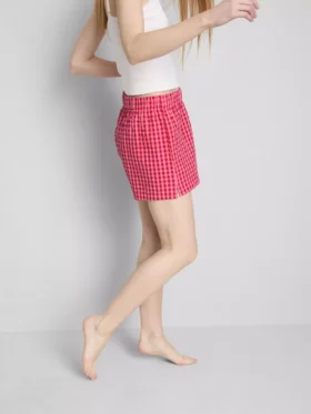 Schlafanzug-Shorts aus gewebter Baumwolle
