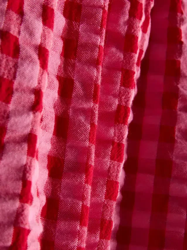 Schlafanzug-Shorts aus gewebter Baumwolle Schlafanzug-Shorts aus gewebter Baumwolle