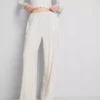Schlafhose mit Blumen-Pointelle-Muster Schlafhose mit Blumen-Pointelle-Muster