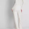 Schlafhose mit Blumen-Pointelle-Muster Schlafhose mit Blumen-Pointelle-Muster