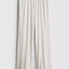 Schlafhose mit Blumen-Pointelle-Muster Schlafhose mit Blumen-Pointelle-Muster