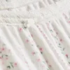 Schlafhose mit Blumen-Pointelle-Muster Schlafhose mit Blumen-Pointelle-Muster