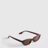 Schlanke Cat-Eye-Sonnenbrille