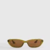 Schlanke Cat-Eye-Sonnenbrille