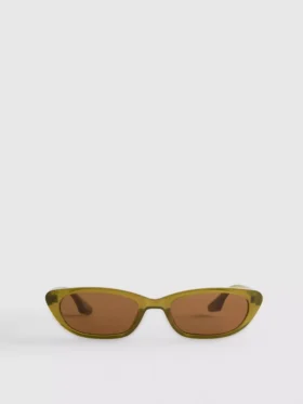 Schlanke Cat-Eye-Sonnenbrille