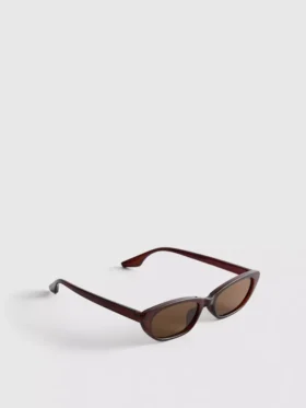 Schlanke Cat-Eye-Sonnenbrille