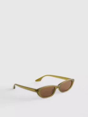 Schlanke Cat-Eye-Sonnenbrille