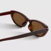 Schlanke Cat-Eye-Sonnenbrille