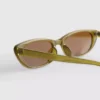 Schlanke Cat-Eye-Sonnenbrille
