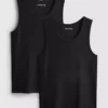 Schmal geschnittenes, geripptes Tanktop Schmal geschnittenes, geripptes Tanktop