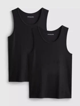 Schmal geschnittenes, geripptes Tanktop