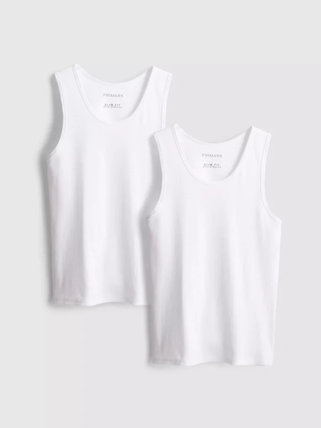 Schmal geschnittenes, geripptes Tanktop Schmal geschnittenes, geripptes Tanktop
