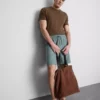Schmal geschnittenes Stretch-T-Shirt Schmal geschnittenes Stretch-T-Shirt