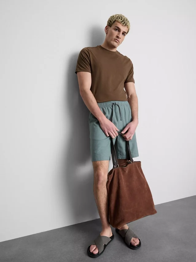 Schmal geschnittenes Stretch-T-Shirt Schmal geschnittenes Stretch-T-Shirt