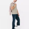 Schmal geschnittenes Stretch-T-Shirt Schmal geschnittenes Stretch-T-Shirt