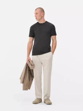 Schmal geschnittenes Stretch-T-Shirt Schmal geschnittenes Stretch-T-Shirt